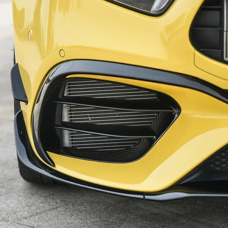 5pcs/set Car Front Bumper Lip Spoiler Lower Blade Splitter for Mercedes Benz A-Class W177 A45 AMG 2019-2021