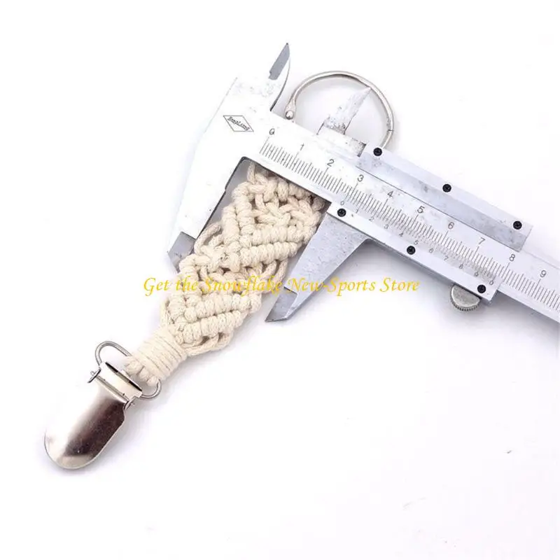 E56D Fashion Hat Scarf Retainers Handmade Textured Clip Luggage Handle Mountable Travel Gears