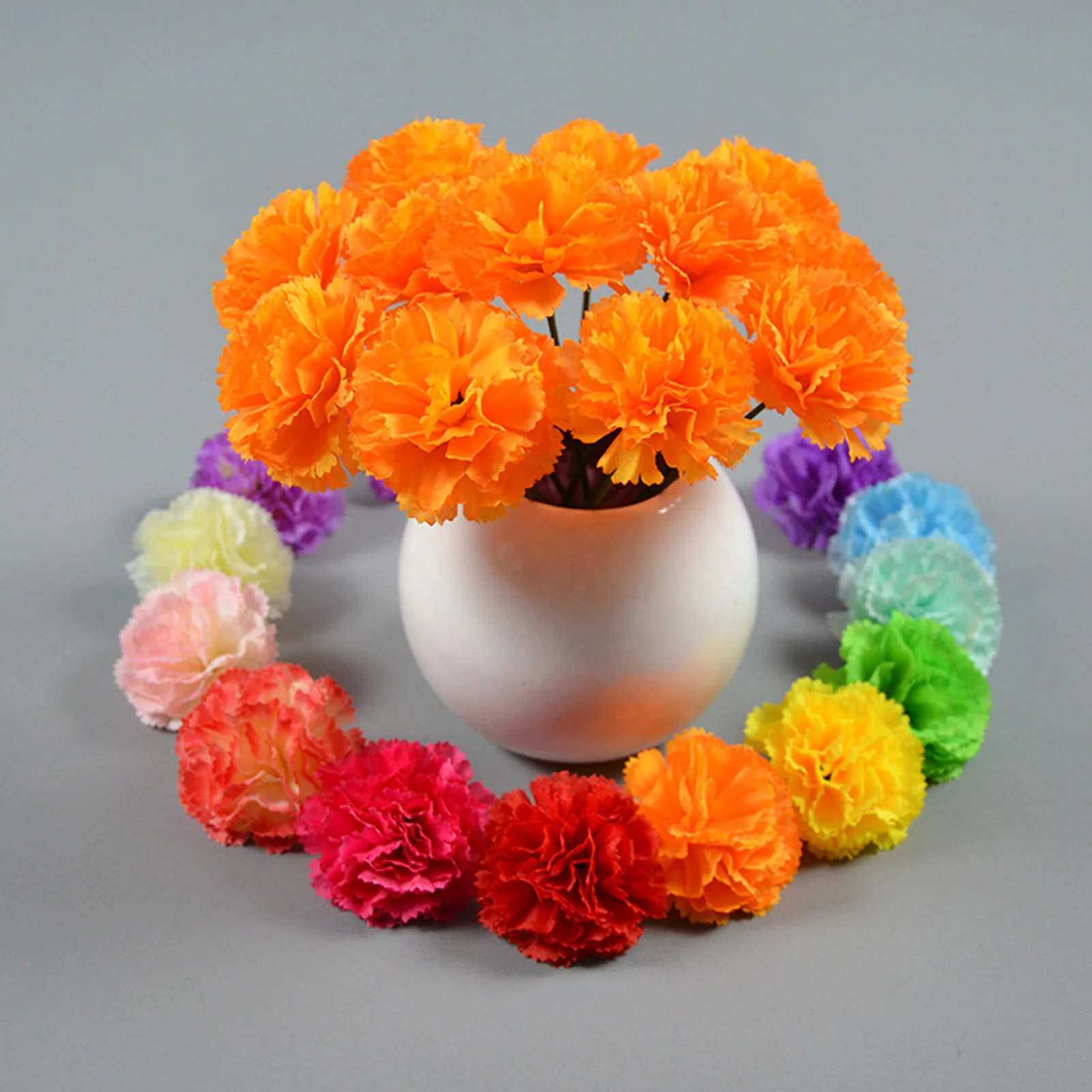 10pcs Artificial  Flowers Long Lasting Beautiful Artificial Flower for Wedding Birthday Party Decor