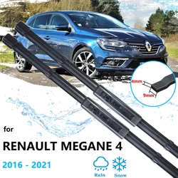 2x For Renault Megane Grandcoupe 4 IV 2016~2021 For Frameless Rubber Wiper Blades Windshield Windscreen Auto Replacement Parts