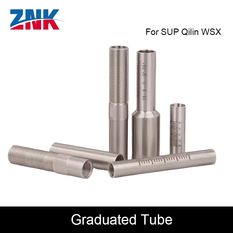 ZNK Laser Welding Graduated Tube Nozzle Connector Stainless Steel Weld Gun Graded Pipe For SUP Qilin WSX Handheld Laser Welder