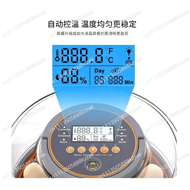 Intelligent Constant Temperature 20 Egg Incubator Automatic Small Chicken, Duck and Goose Incubator