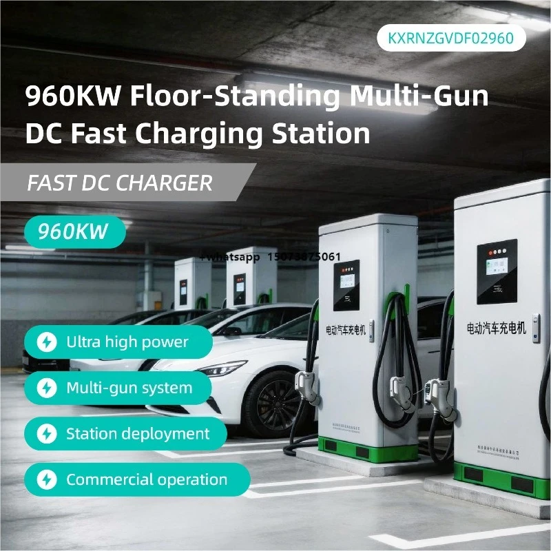 China's New Type Ground-mounted DC Fast Electric Vehicle Charging Station Single  960KW GB/T CCS2 Outdoor CE Certified IP54