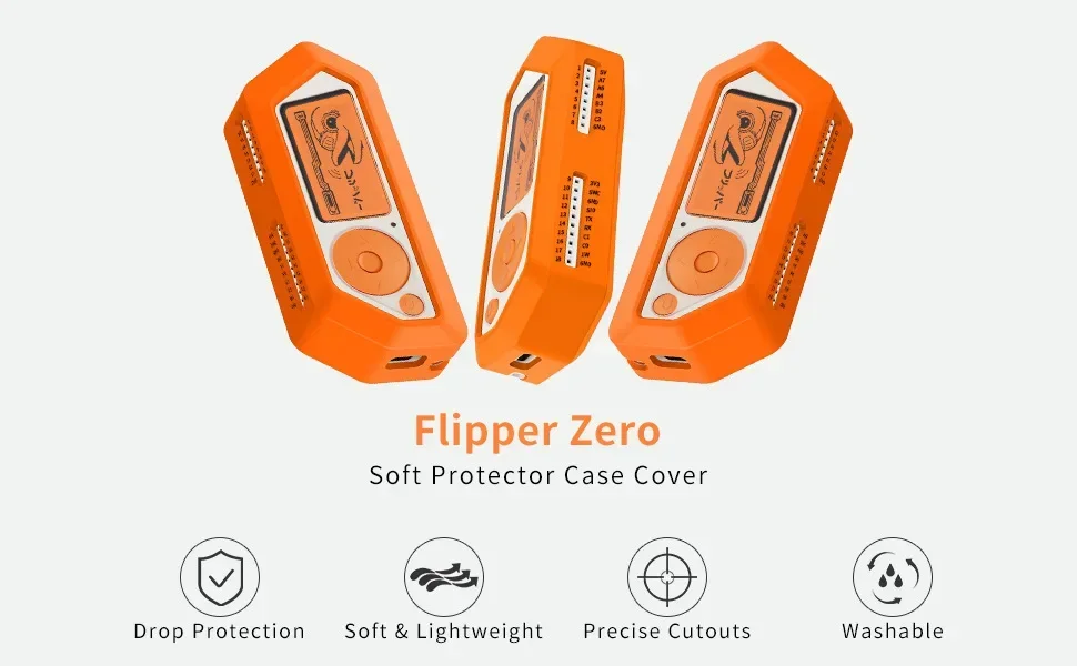 New Flipper Zero Box Electronic Pet Dolphin Pet Dolphin Open-source Multi-functional Remote Control Gadget Geek Silicone Case - view 2