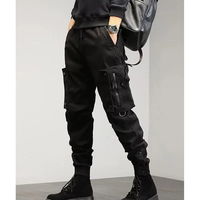 Neue Frühlings-und Herbst modemarke japanische Retro High Street Straight Leg lose und vielseitige schöne Herren Workwear Hosen