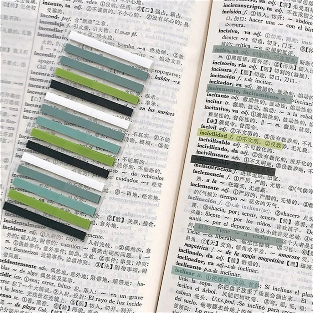 

Supplies Transparent Reading Aid Page Marker Fluorescent Index Tabs Flags Stickers Index Reading Highlight Sticker Sticky Notes