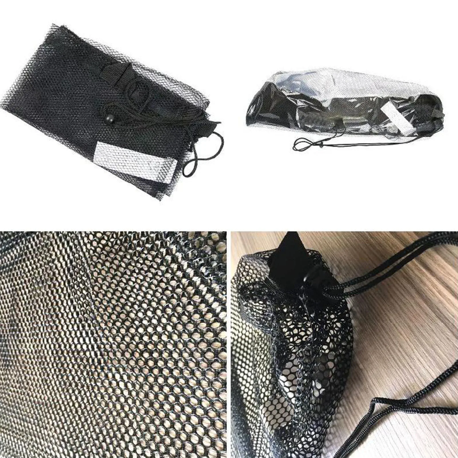 Professional Diving Mesh Bag Quick Dry Nylon Gear Storage for Scuba Mask Snorkel Fins Water Sports Travel Accessories
