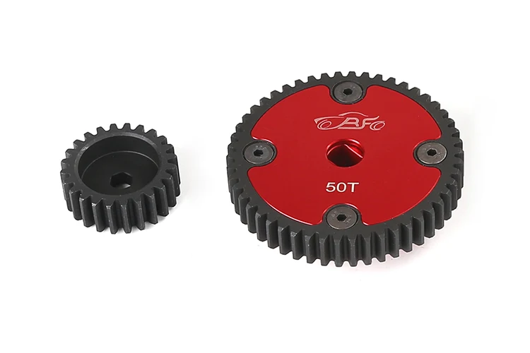 54T-20T 52T-22T 50T-24T เกียร์ส่งกำลังเหล็กชุดสำหรับ ROFUN HPI BAJA 5B 5T 5SC