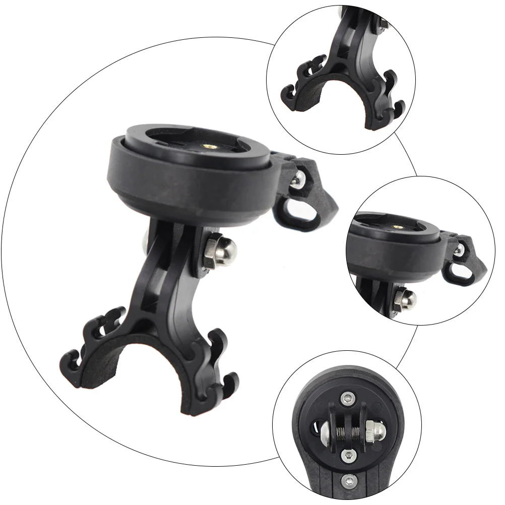 Bracket Lamp Holder Bike Stop Watch Stopwatch Computer Bicycle Light Carbon Fiber Handlebar Accessory