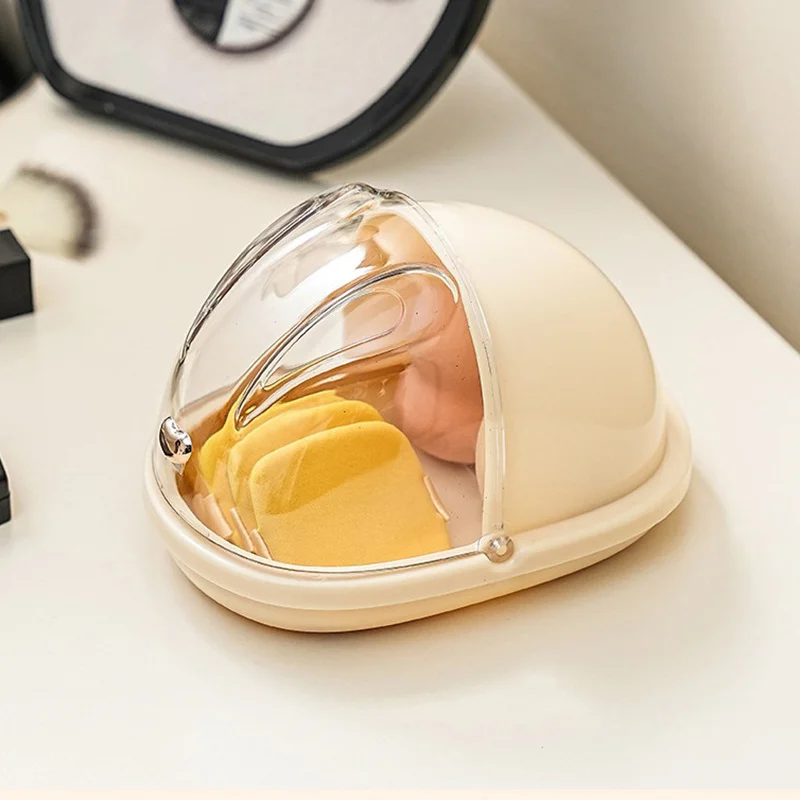 Portable Makeup Sponge Case Cosmetic Egg Storage Box Multifunctional Beauty Tools Storage Box Make Up Blender Case