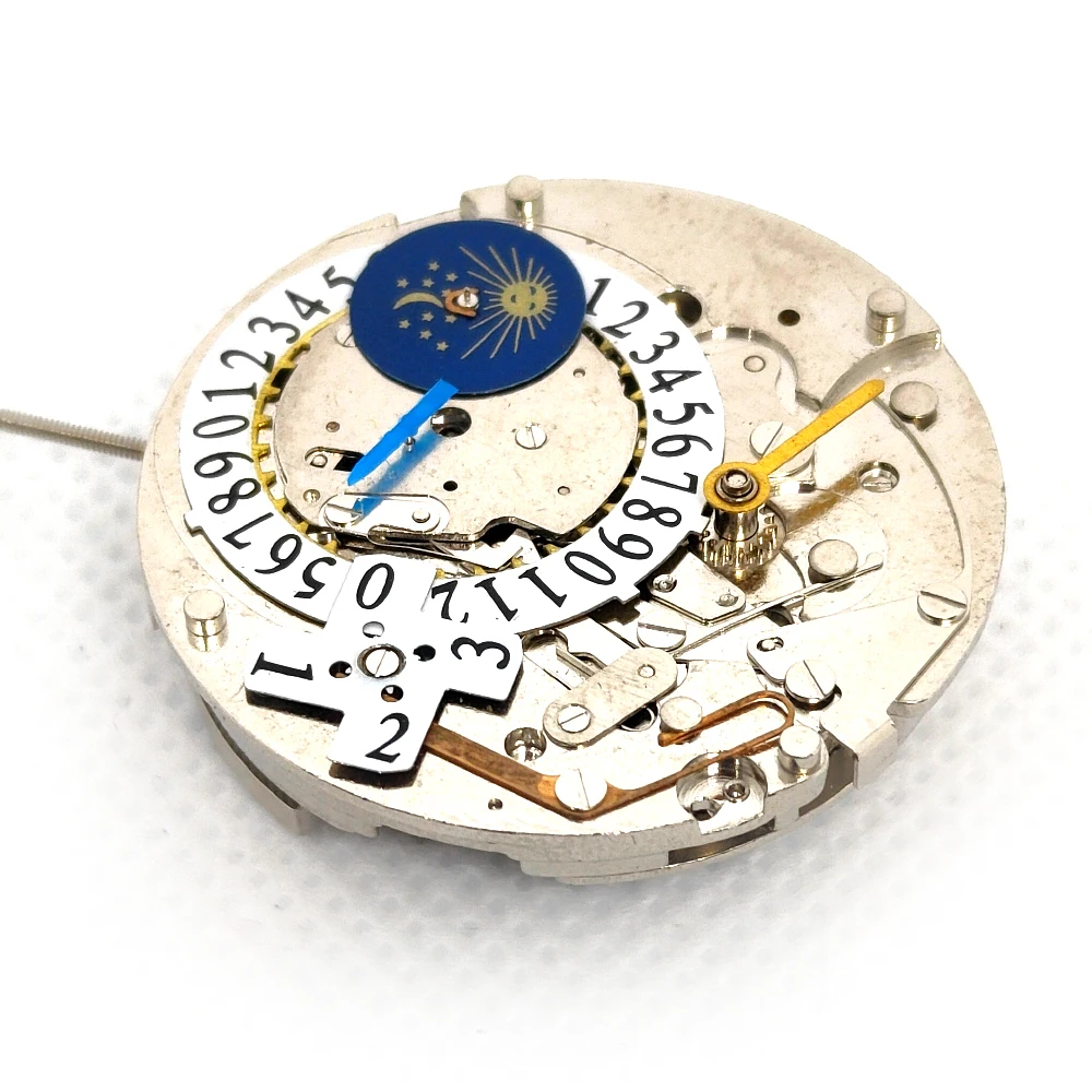 Multi functional mechanical movement calendar week flyback automatic for watch maker DIY