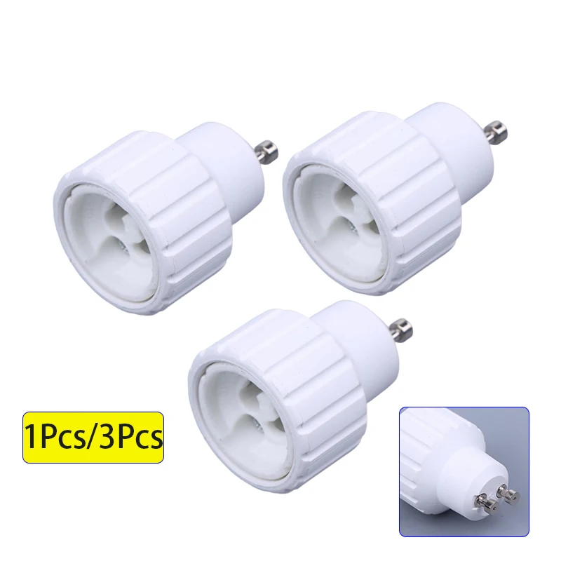 1/3PCS GU10 To Gu10 Gu10-Gu10 CFL LED Spotlight Socket Extender Lamp Bub Base Holder Converter Adapter