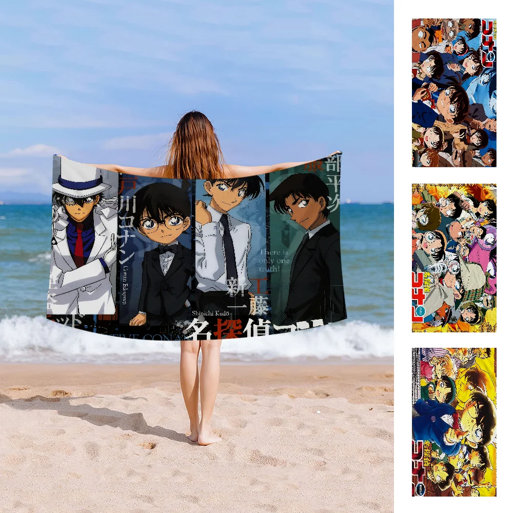 

Detective Conan Anime Microfiber Beach Towel Absorbent Quick Dry Soft Yoga Swimming Resort Mountain Climbing Towel