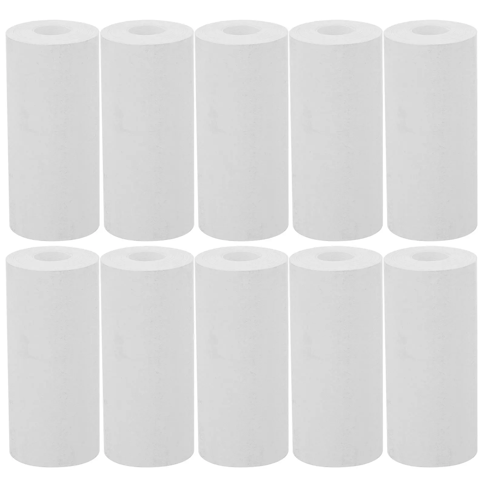 

10 Rolls Thermal Label Self Adhesive Blank Express Sticker Clean Long Lasting Use Removable Correction Stickers Office