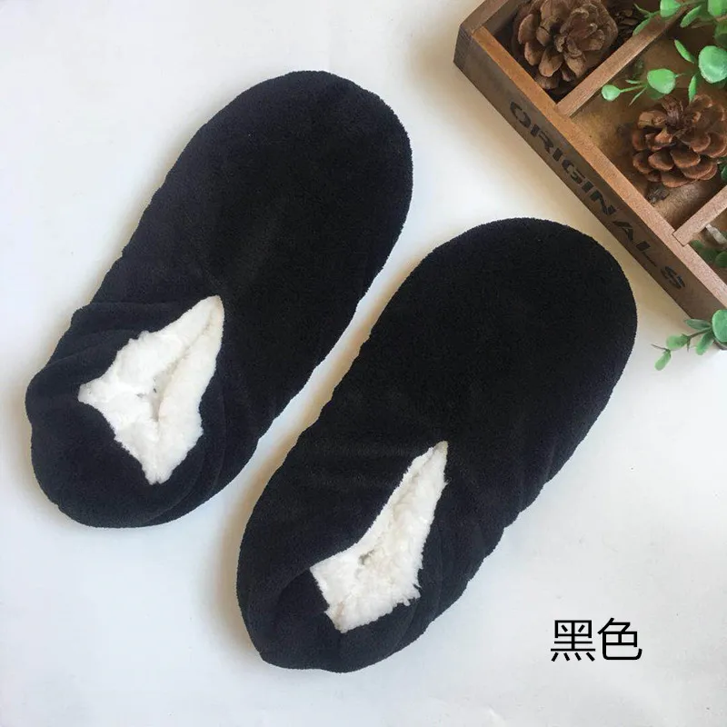 Autumn and winter men's home socks soft sole non-slip thickened warm floor shoes early education carpet