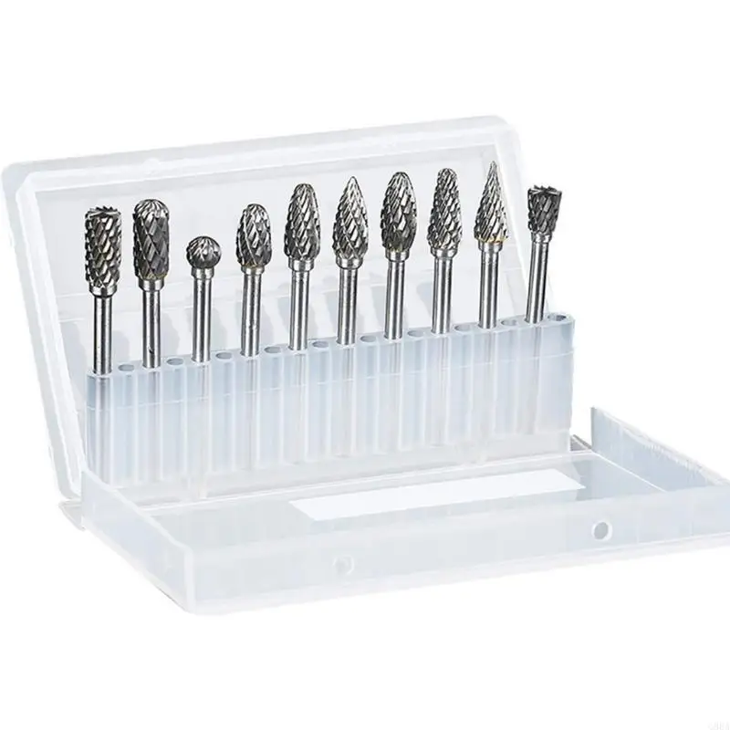 G88A 10PCS Steel Glinding Head Hard Hard Hard Hard Alloy File File File