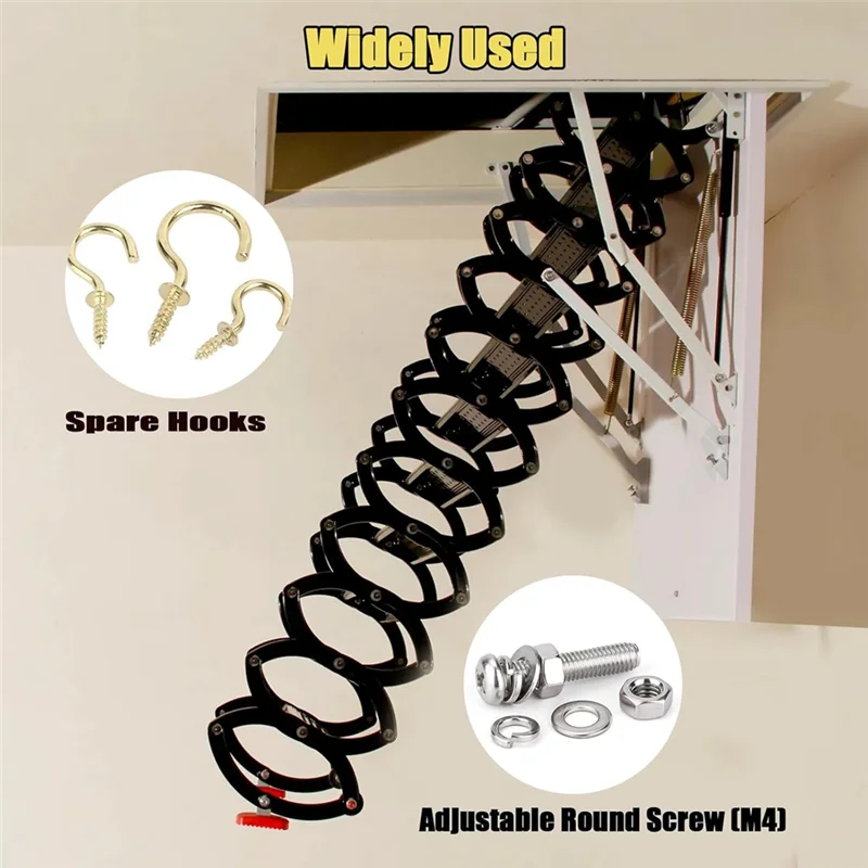 A84X-Attic Ladder Pull-Down Hook, Replacement For The Attic Pull-Down Cord In A Pull-Down System Kit