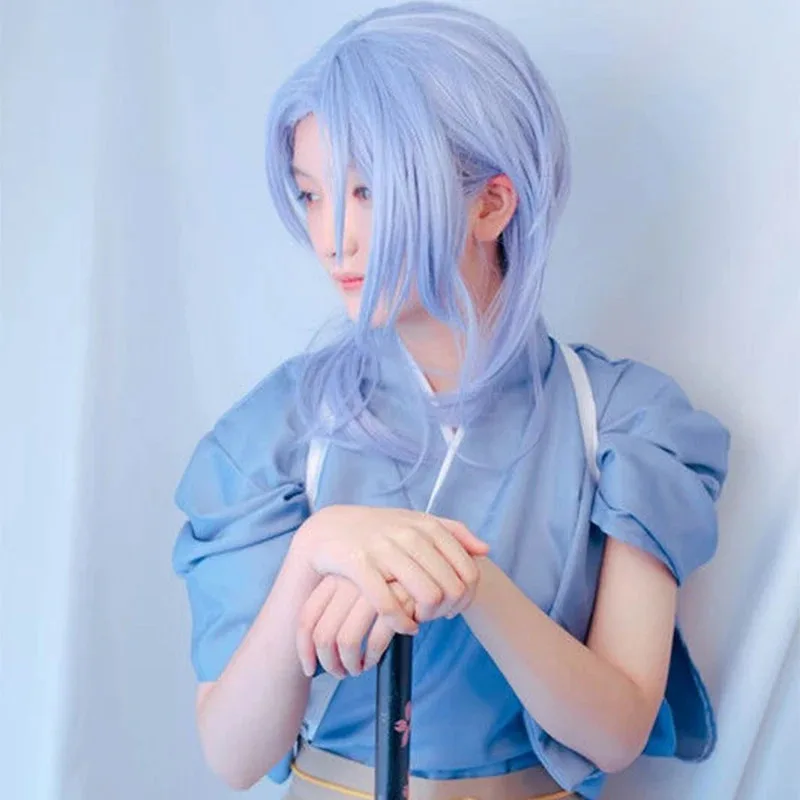 Bear's Den Genshin Impact Kamisato Ayato Costume Cosplay Kimono Parrucca Donna Uomo Personaggio del gioco Ha Nuovo 2025