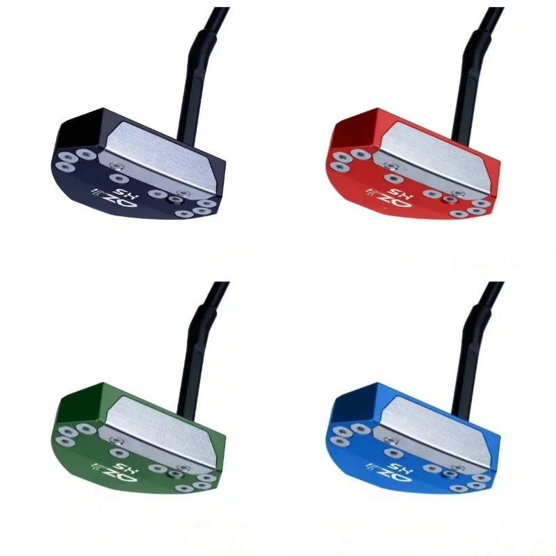 DZ.1i HS قضيب وضع الجولف المتوازن بدون عزم دوران مطلي بالكهرباء وعمود فولاذي أسود لنادي الجولف مع غطاء علوي