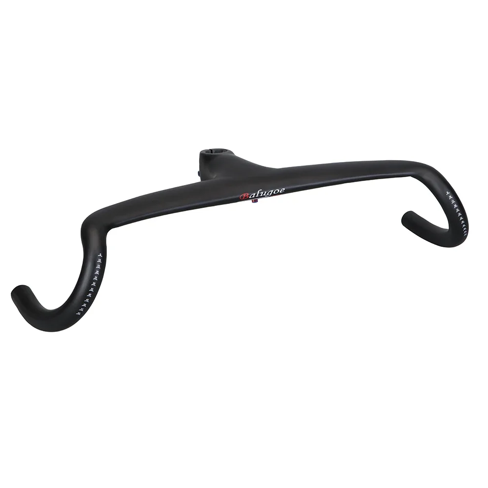 Gravel integrated bicycle handle offset 25 ° carbon fiber road handlebar 5D ultra light integrated suitable for 28.6mm forks