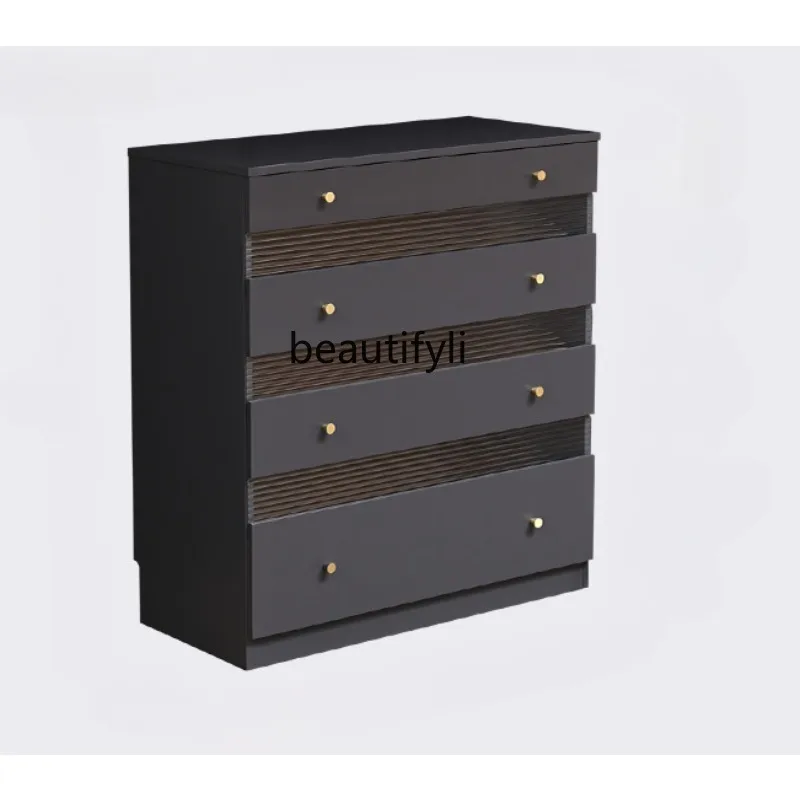 

Castle storage chest solid wood modern simple bedroom wall storage cabinet household combination cabinet