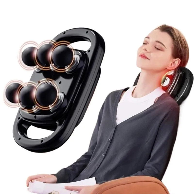 

Шестиголовочный фасционный пистолет для профессионального расслабления мышц, многоголовочный домашний ленивый массажный инструмент, ударное устройство для всего тела