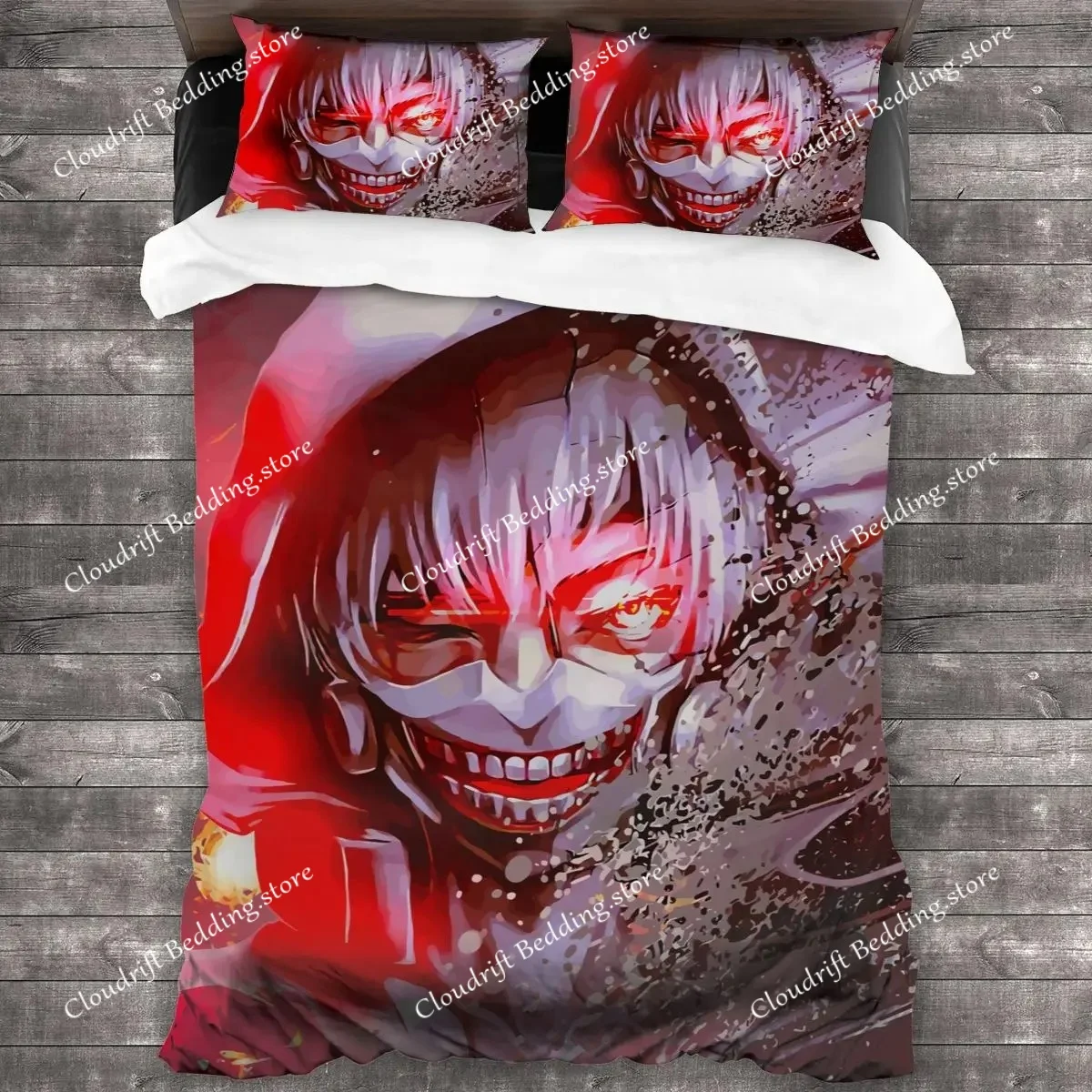 Tokyo Ghoul Bedding Set Single Twin Full Queen King Size Bed Set Aldult Kid Bedroom Duvet cover Sets 3D Print Anime Kawaii 2026