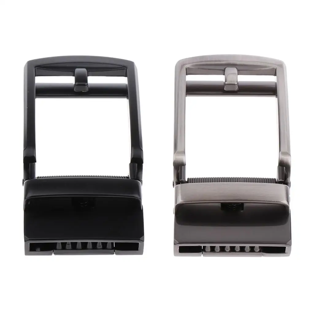 2 مشبك حزام فقط مشبك منزلق أوتوماتيكي للرجال 1.4 بوصة من الجلد #3