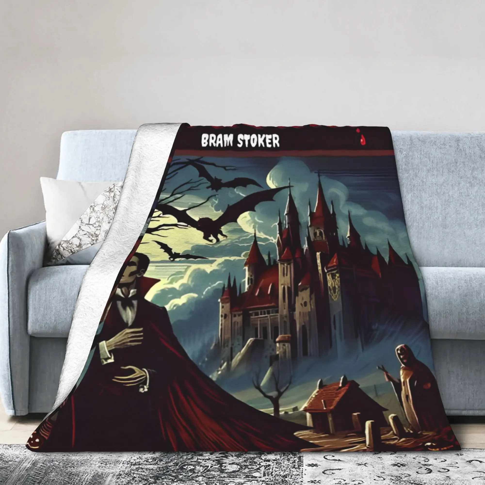 Bram Stoker's Dracula Blanket Fleece Summer Air Conditioning  Portable Super Warm Throw Blankets for Bed Office Bedspreads