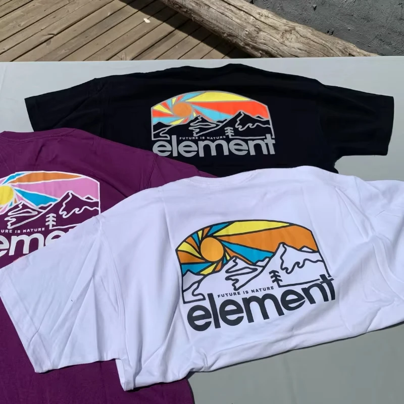 

Summer Japanese-style Skateboard-themed Outdoor Style Printed Graphic T-shirts Men Women Short Sleeve High-quality Streetwear