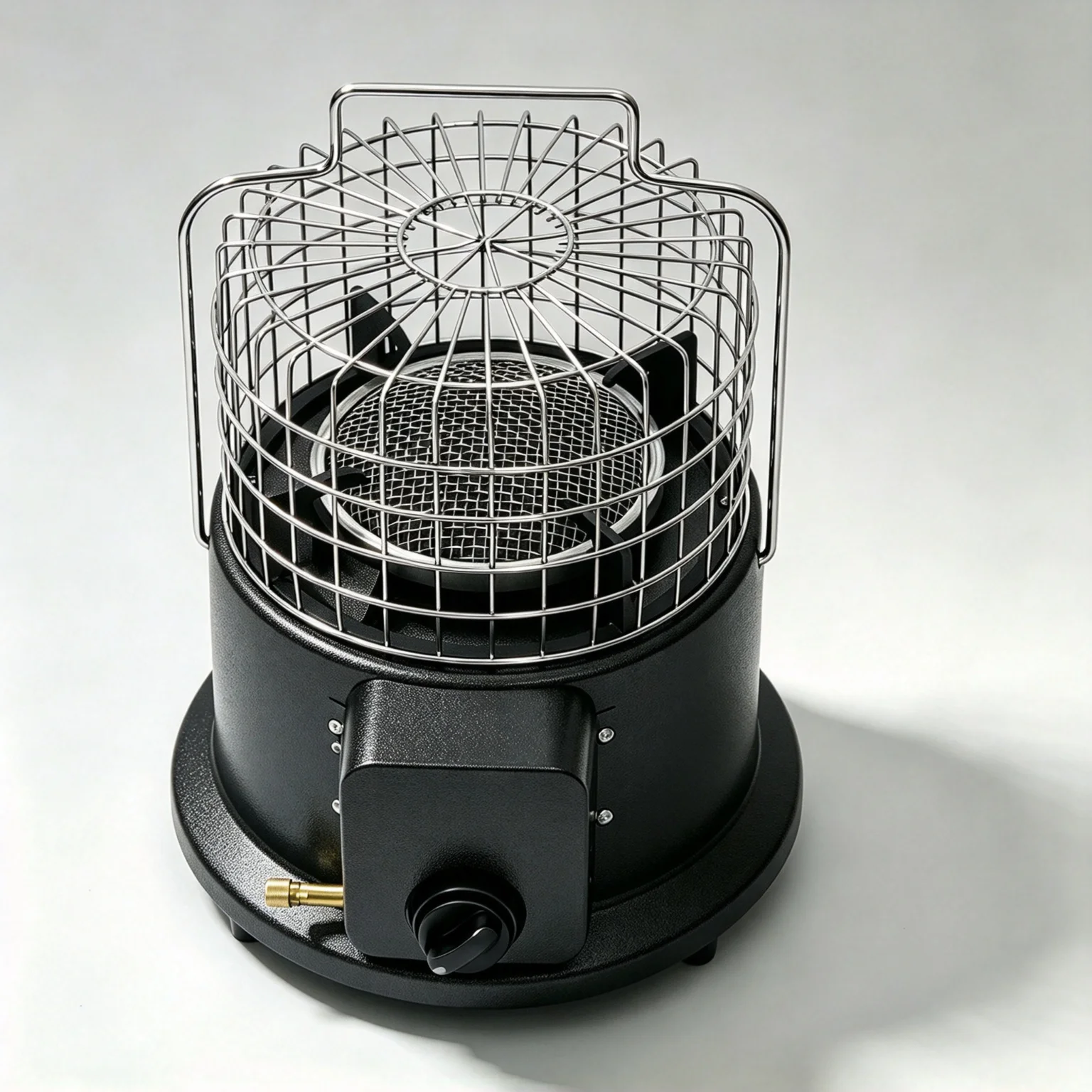 Outdoor Portable Infrared Gas Camping Heater 2-in-1 Radiant Warmer & Cooking Stove Safety Mesh Guard Protection