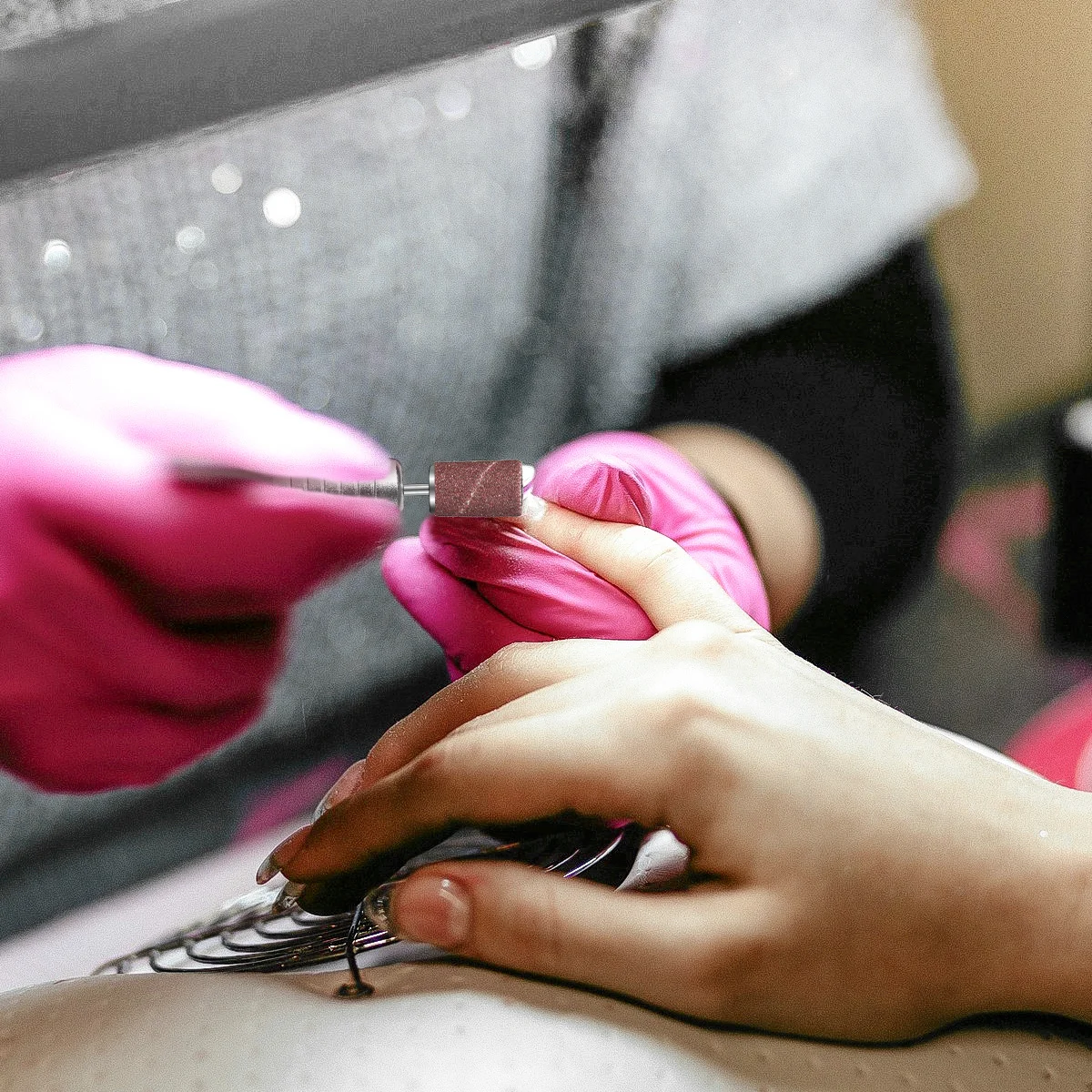 

100Pcs Cylindrical Grinding Head Sander Abrasive Sleeves for Nail Drill Manicure Metal Wood Stone Polishing Deburring Sanding