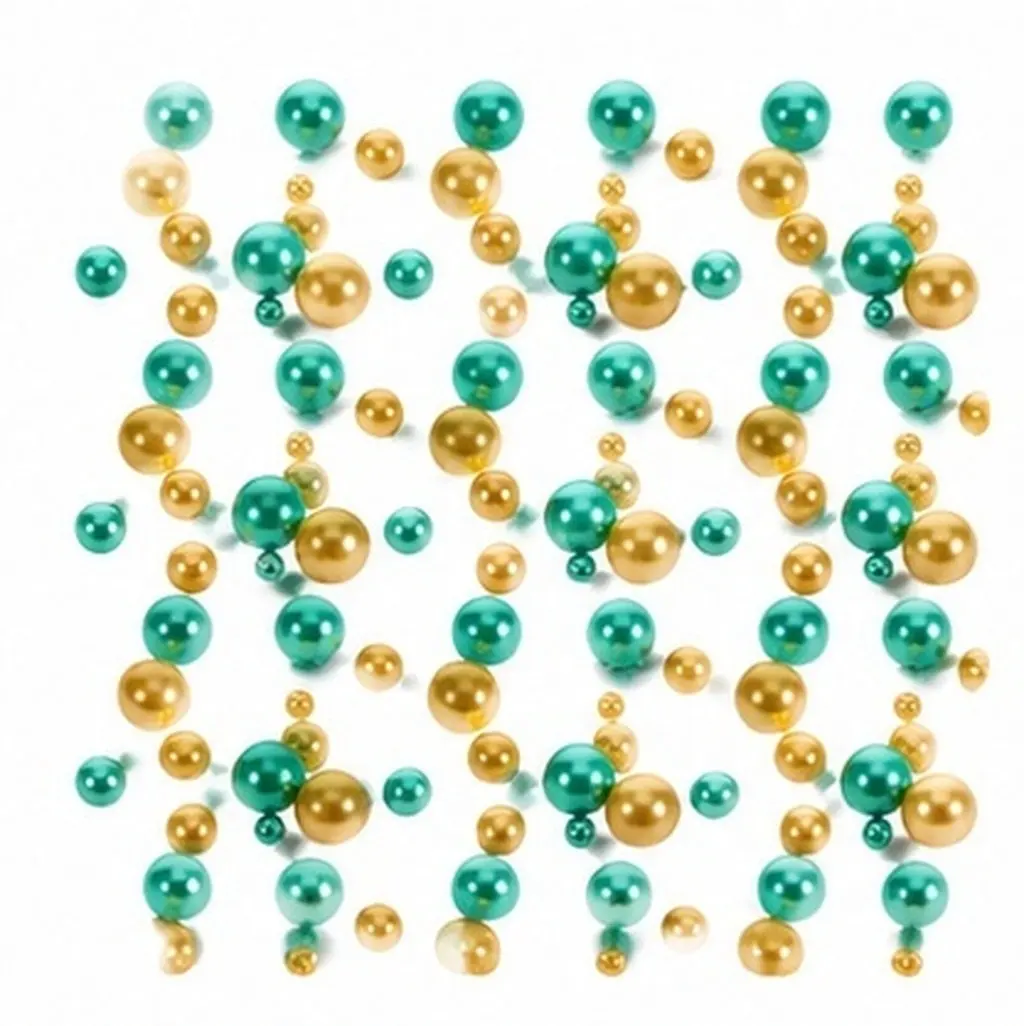 Wedding Vase Decor Filler Halloween Christmas Assorted Size Beads Colorful Mixed Beads Colorful Decorative Beads 150Pcs