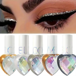 Heart-shaped sparkling long-lasting liquid eyeliner pearlescent ultra-fine waterproof eyeliner high-gloss eye shadow eye makeup