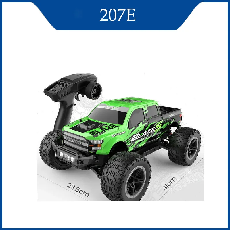

New 207E 1:10 Scale Large 60KM/H High Speed RC Car Truck 2.4G Brushless Remote Control Car Kids Toy Electric Car for Kids