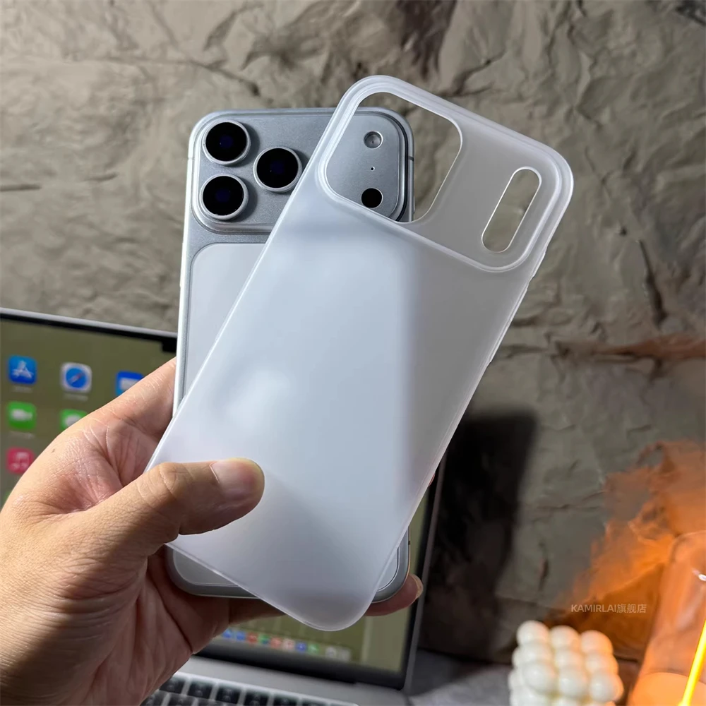 Ultradünne Matte Durchsichtige Harte PC-Hülle für iPhone 18 17 Pro Max 16 15 14 Plus 13 12 Einfarbige Mattierte Schlanke Rückseiten-Schutzhülle – Detail 7