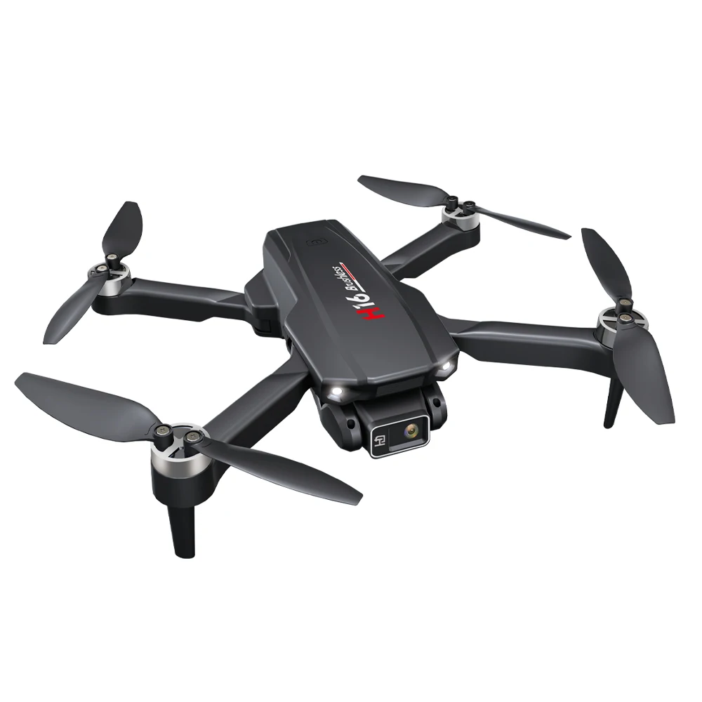 H16 Mini RC Drone podwójny aparat HD Wifi Fpv fotografia bezszczotkowa składany Quadcopter profesjonalne drony optyczne