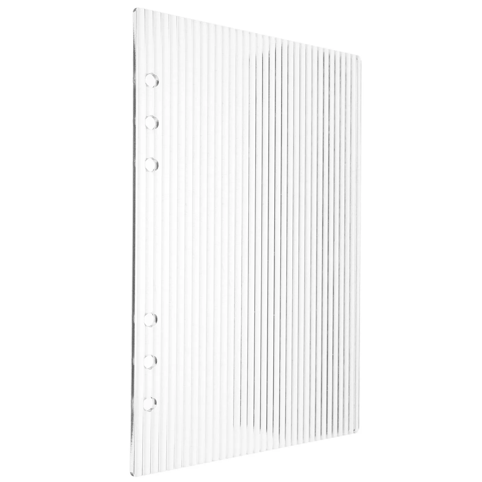 

Binder Cover Acrylic Guard Notebook Enclosure 6 Hole Diary Sleeve Simple Journal