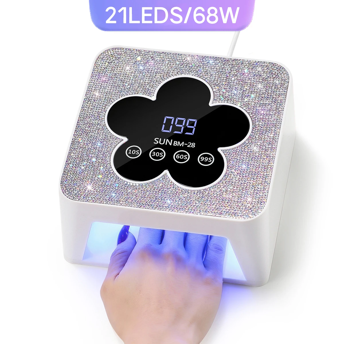 Exposure Unit Uv - DianaBeauty UV LED Rhinestone Nail Lamp