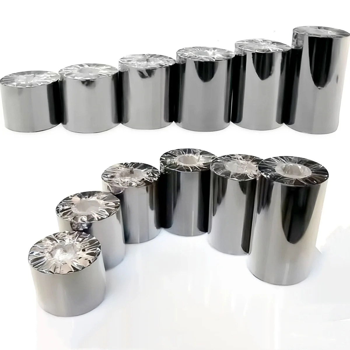 La cera/resina para impresora industrial de etiquetas anchas (cinta mixta) es adecuada para cintas de etiquetas Citizen ZEBRA 150 160 180 200 220mm 300M