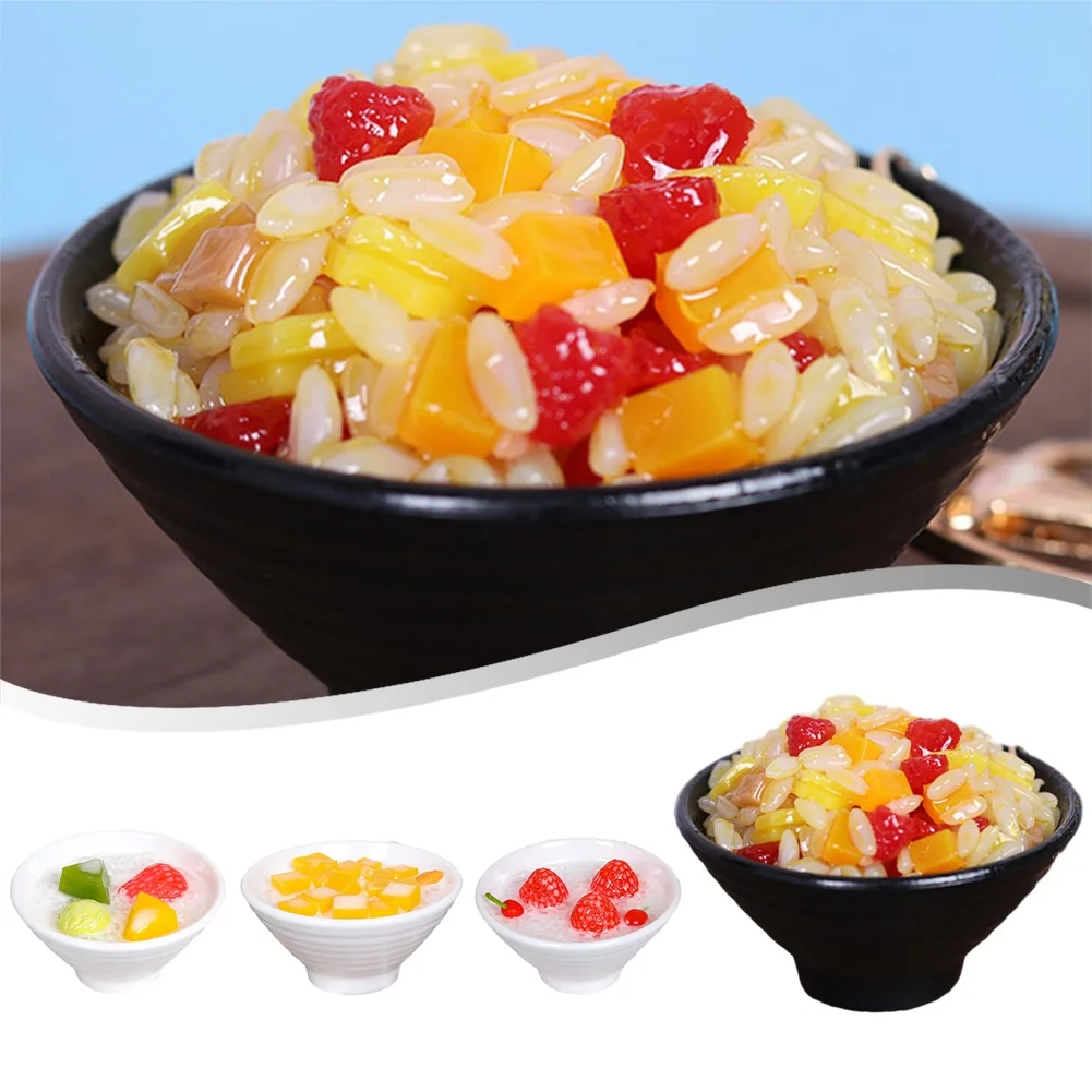 Simulated Sorbet Cake Model Ice Cream Simulated Food Decoration Products Crafts Dollhouse Kitchen Decoration Accessories