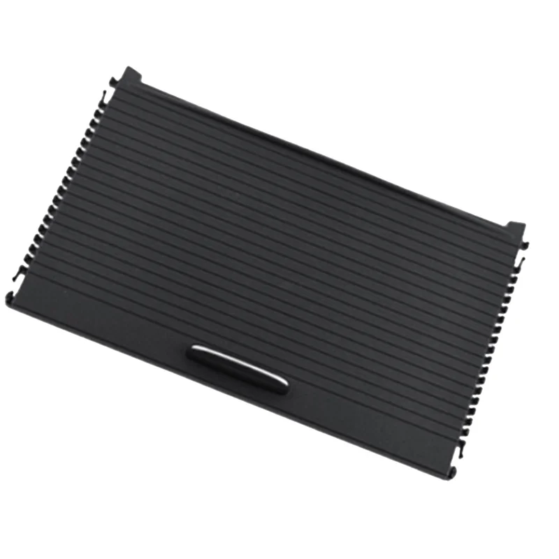 

Durable-Car Rear Armrest Box Water Cup Holder Curtain For W204 W207 Drink Holder Slide Roller Blind Black Replacem