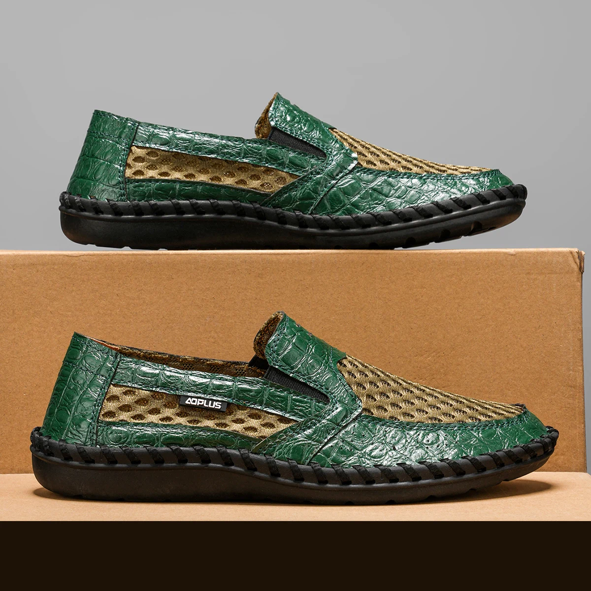 

Новые летние дышащие и удобные универсальные повседневные легкие мужские туфли в стиле ретро для пар.