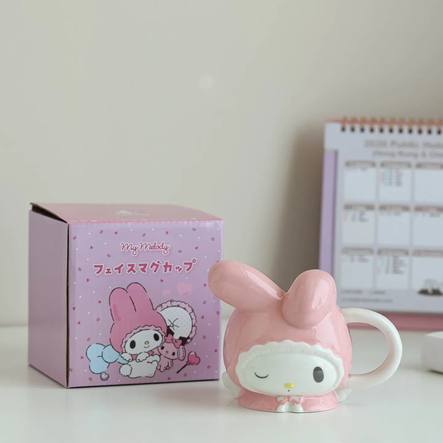 

Japanese Style Sanrio My Melody Wink Ceramic Mug Left Hand Pink Cute Kawaii Cup For Girls Daily Coffee Tea Ideal Birthday Gift