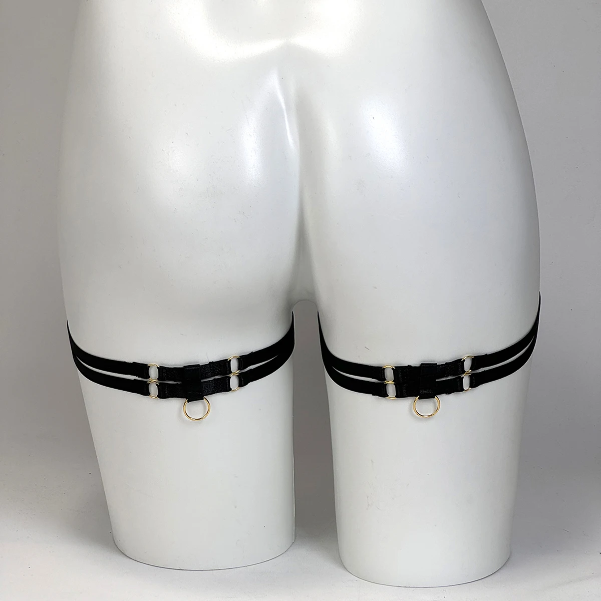 Ladies' Sexy Elastic Adjustable Thigh Strap Multi-layer Leg Decoration Strap Daily Matching Clothing Accessories Couple BDSM Use