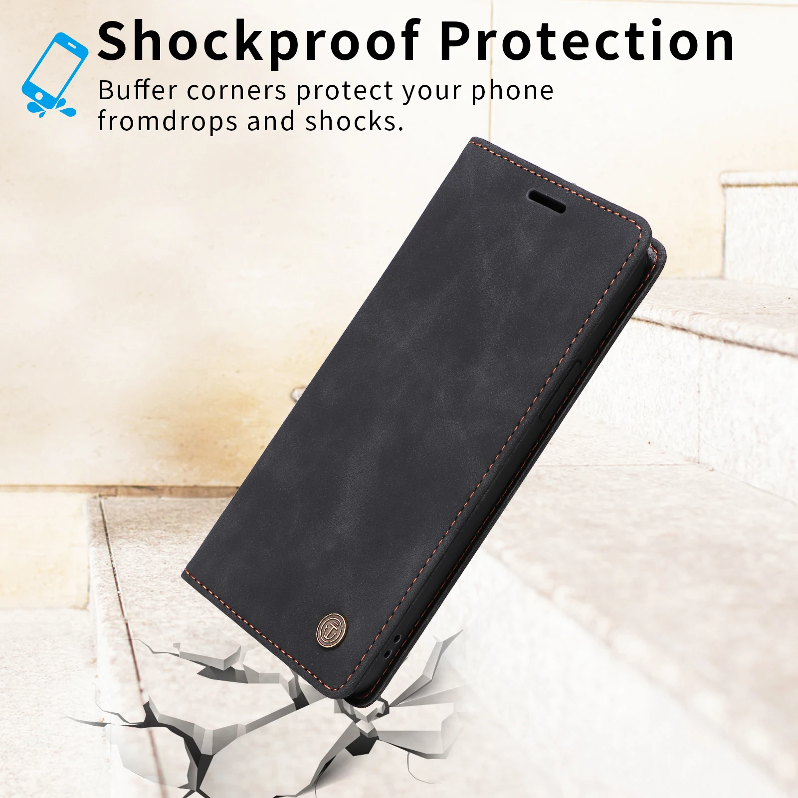 Matte Leather Flip Cover For Xiaomi Redmi Note 13 12 11 10 9 8 Pro Plus 12S 11S 10S 9S Wallet Case  Magnetic Retro