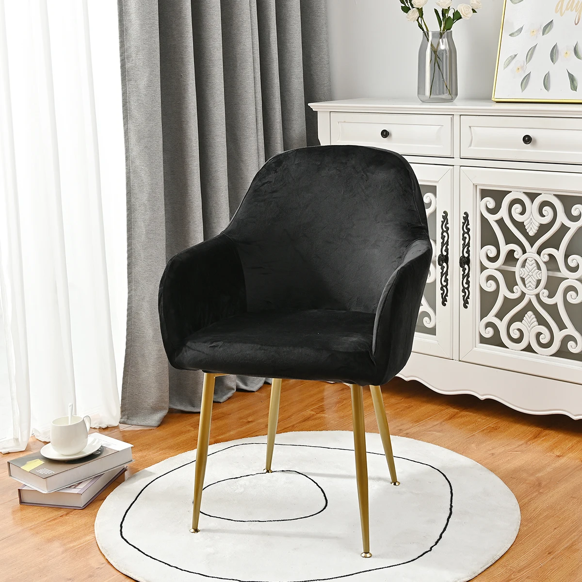 1 funda para silla elástica curvada de piel de zorro plateada de color sólido, adecuada para protección de funda para silla de restaurante de hotel