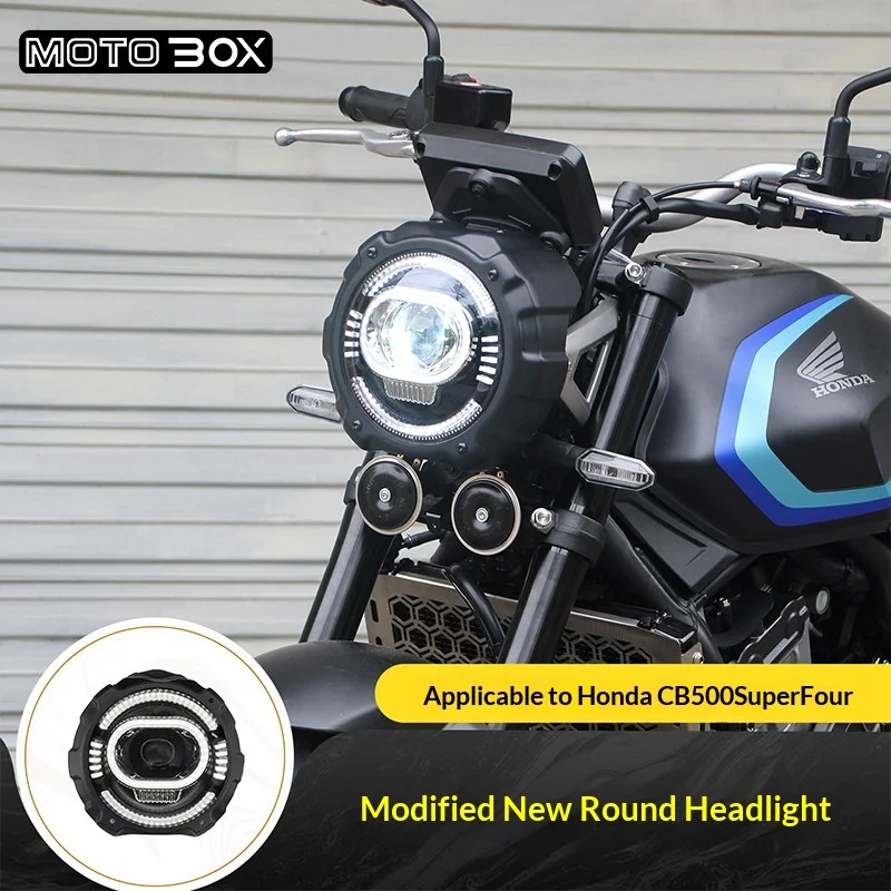 【Premium】For Honda CB500SF Super Four – 7-inch round headlight assembly, front light components
