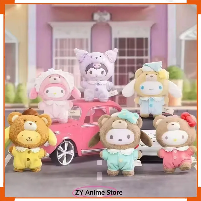 

New Sanrio Family Latte Baby Iii Series Mystery Blind Box Tide Play Elf Rabbit Ornament Surprise Box Children'S Holiday Gift