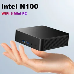 Mini PC Intel Celeron N5095 N100 Desktop Gaming Computer 16GB 512GB DDR4 Windows 11 Pro WIFI 6 BT4.2 Ultra Small Pocket Computer